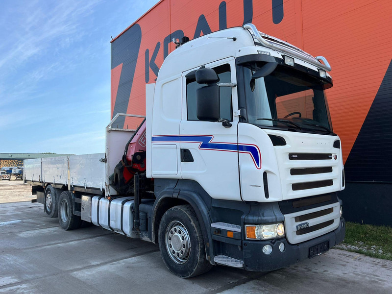 Scania R 440 6x2*4 FASSI F260XP / PLATFORM L=6760 mm - Бортова вантажівка/ Платформа, Вантажівка з маніпулятором: фото 4 Scania R 440 6x2*4 FASSI F260XP / PLATFORM L=6760 mm - Бортова вантажівка/ Платформа, Вантажівка з маніпулятором: фото 4