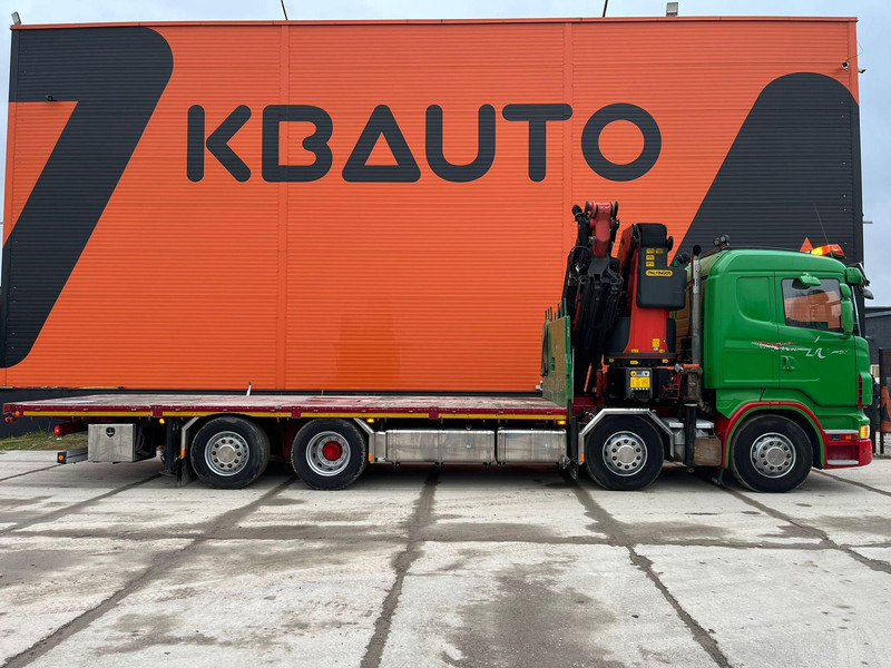 Scania R 480 8x2*6 PK 65002 + JIB / PLATFORM L=7518 mm - Бортова вантажівка/ Платформа, Вантажівка з маніпулятором: фото 5 Scania R 480 8x2*6 PK 65002 + JIB / PLATFORM L=7518 mm - Бортова вантажівка/ Платформа, Вантажівка з маніпулятором: фото 5