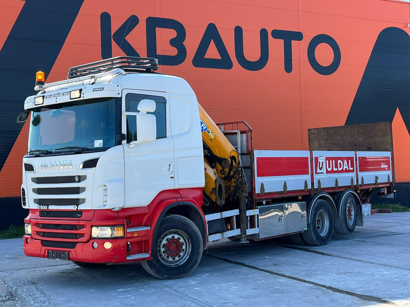 Scania R 500 6x2*4 EFFER 255/6S / PLATFORM L=6620 mm - Бортова вантажівка/ Платформа, Вантажівка з маніпулятором: фото 2 Scania R 500 6x2*4 EFFER 255/6S / PLATFORM L=6620 mm - Бортова вантажівка/ Платформа, Вантажівка з маніпулятором: фото 2