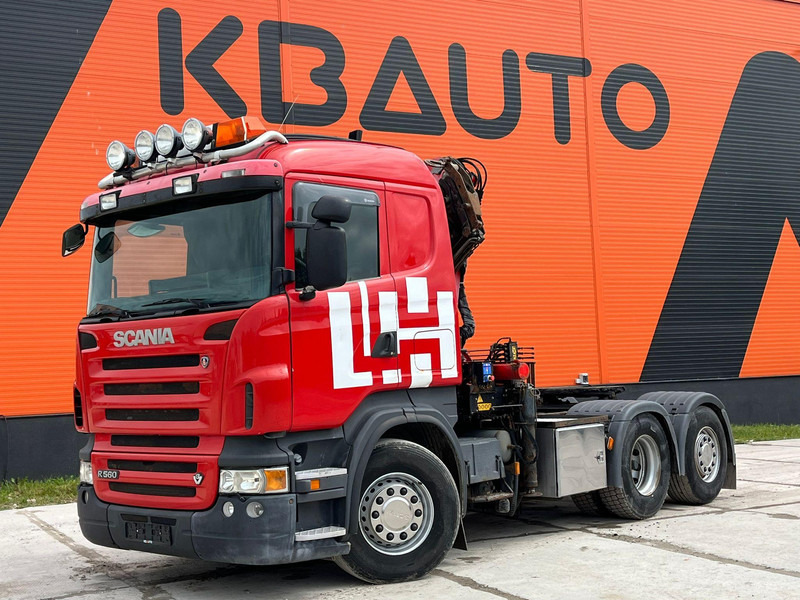 Scania R 560 6x2 HMF2220 K4 / RETARDER - Бортова вантажівка/ Платформа, Вантажівка з маніпулятором: фото 2 Scania R 560 6x2 HMF2220 K4 / RETARDER - Бортова вантажівка/ Платформа, Вантажівка з маніпулятором: фото 2