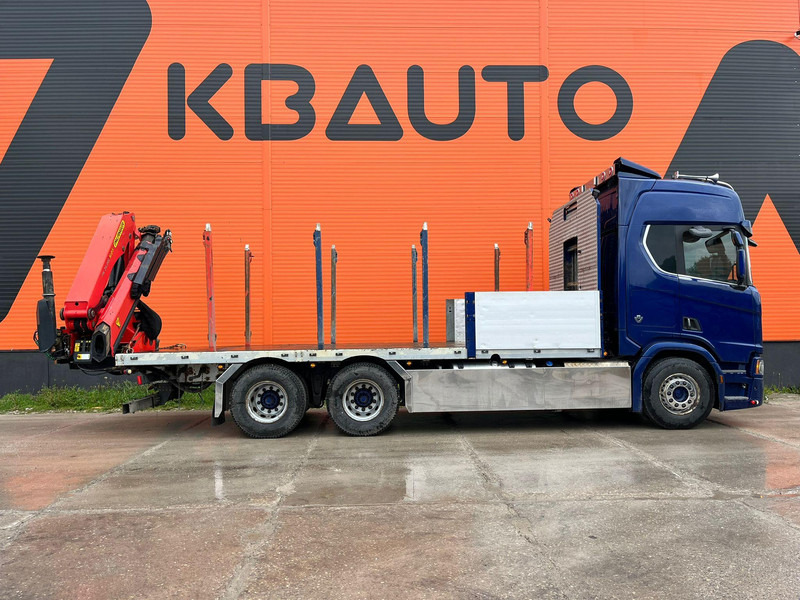 Scania R 650 6x4 PK24001 / PLATFORM L=6800 mm - Бортова вантажівка/ Платформа, Вантажівка з маніпулятором: фото 5 Scania R 650 6x4 PK24001 / PLATFORM L=6800 mm - Бортова вантажівка/ Платформа, Вантажівка з маніпулятором: фото 5