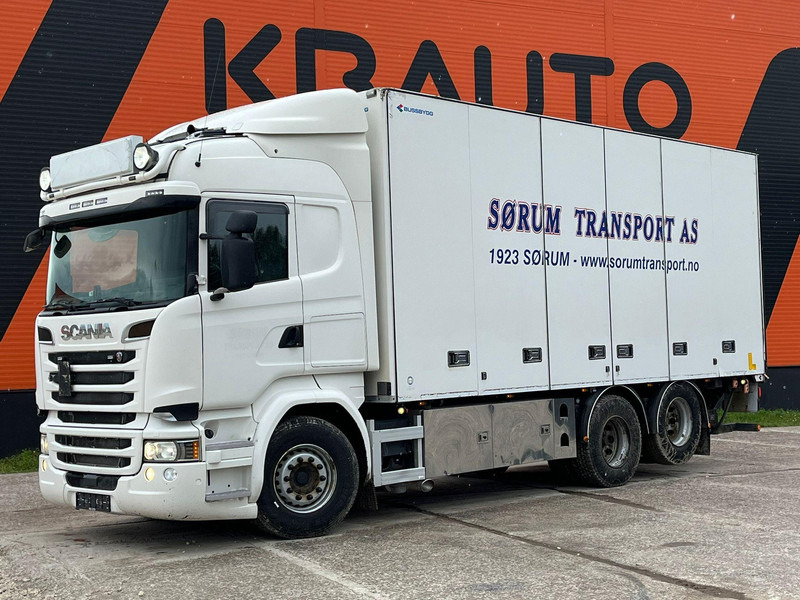 Scania R520 6x2 ADR AT / RETARDER / BOX L=6937 mm - Вантажівка з закритим кузовом: фото 1 Scania R520 6x2 ADR AT / RETARDER / BOX L=6937 mm - Вантажівка з закритим кузовом: фото 1