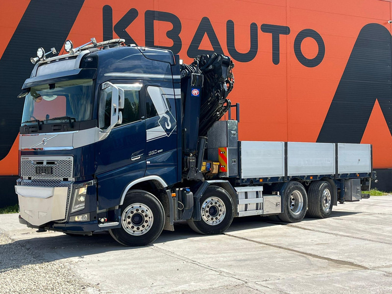 Volvo FH 16 650 8x2*6 HMF 6020K-RC + JIB / PLATFORM L=6344 mm - Бортова вантажівка/ Платформа, Вантажівка з маніпулятором: фото 2 Volvo FH 16 650 8x2*6 HMF 6020K-RC + JIB / PLATFORM L=6344 mm - Бортова вантажівка/ Платформа, Вантажівка з маніпулятором: фото 2