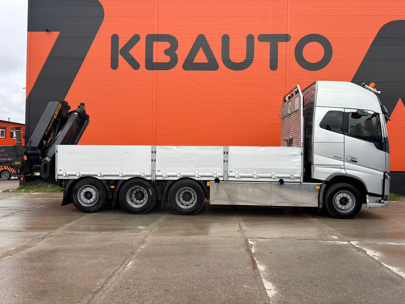 Volvo FH 16 650 8x4*4 PALFINGER PK 33002 EH / PLATFORM L=6779 mm - Бортова вантажівка/ Платформа, Вантажівка з маніпулятором: фото 5 Volvo FH 16 650 8x4*4 PALFINGER PK 33002 EH / PLATFORM L=6779 mm - Бортова вантажівка/ Платформа, Вантажівка з маніпулятором: фото 5