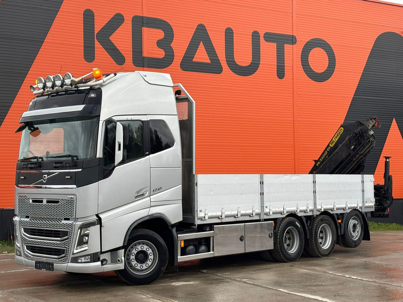 Volvo FH 16 650 8x4*4 PALFINGER PK 33002 EH / PLATFORM L=6779 mm - Бортова вантажівка/ Платформа, Вантажівка з маніпулятором: фото 2 Volvo FH 16 650 8x4*4 PALFINGER PK 33002 EH / PLATFORM L=6779 mm - Бортова вантажівка/ Платформа, Вантажівка з маніпулятором: фото 2