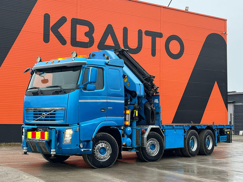 Volvo FH 16 660 8x4 PK60002 + JIB / PLATFORM L=6232 mm - Бортова вантажівка/ Платформа, Вантажівка з маніпулятором: фото 2 Volvo FH 16 660 8x4 PK60002 + JIB / PLATFORM L=6232 mm - Бортова вантажівка/ Платформа, Вантажівка з маніпулятором: фото 2