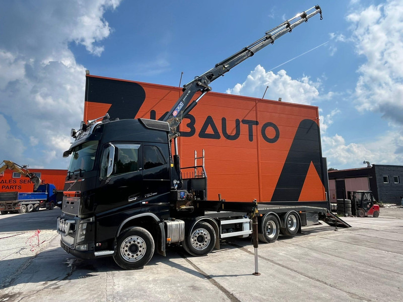 Volvo FH 16 750 8x4 HMF2620K-5 / WINCH / PLATFORM L=7100 mm - Бортова вантажівка/ Платформа, Вантажівка з маніпулятором: фото 1 Volvo FH 16 750 8x4 HMF2620K-5 / WINCH / PLATFORM L=7100 mm - Бортова вантажівка/ Платформа, Вантажівка з маніпулятором: фото 1