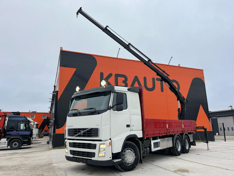 Volvo FH 440 6x2 HIAB 122D-3 / PLATFORM L=7045 mm - Бортова вантажівка/ Платформа, Вантажівка з маніпулятором: фото 1 Volvo FH 440 6x2 HIAB 122D-3 / PLATFORM L=7045 mm - Бортова вантажівка/ Платформа, Вантажівка з маніпулятором: фото 1