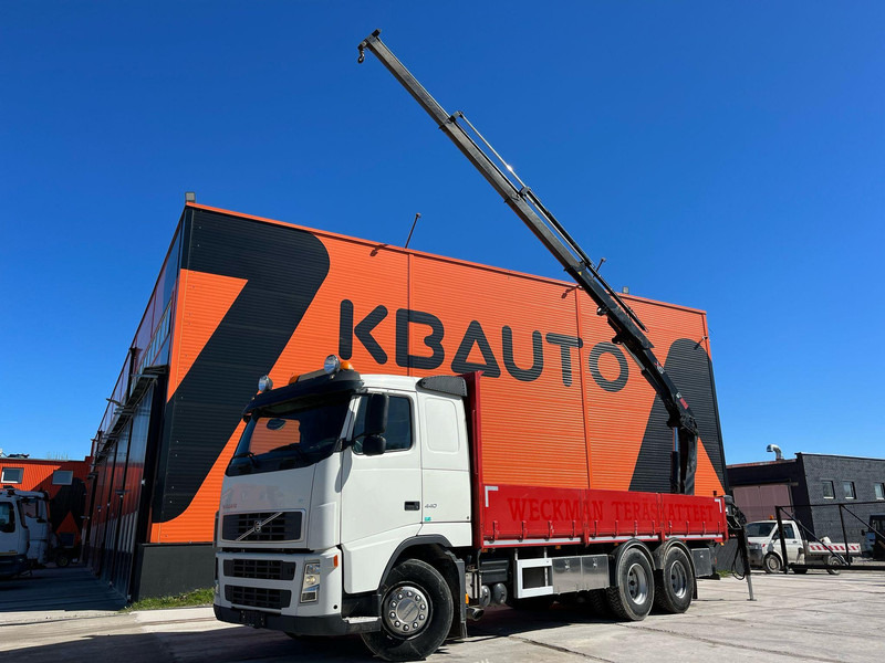 Volvo FH 440 6x2 HIAB 144E-3 / PLATFORM L=7061 mm - Бортова вантажівка/ Платформа, Вантажівка з маніпулятором: фото 1 Volvo FH 440 6x2 HIAB 144E-3 / PLATFORM L=7061 mm - Бортова вантажівка/ Платформа, Вантажівка з маніпулятором: фото 1