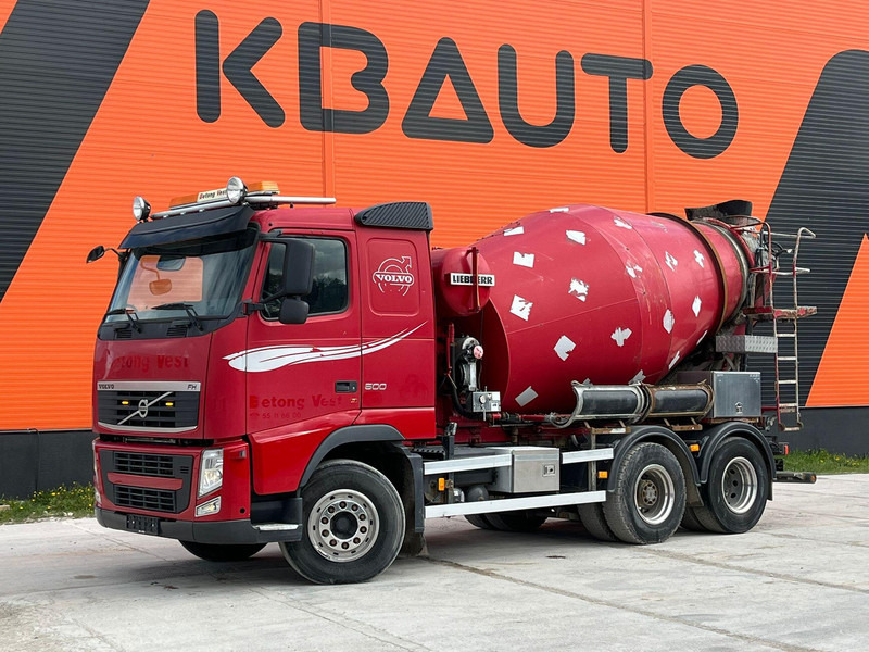 Volvo FH 500 6x2 LIEBHERR 7 m3 / CHUTE 9 m / RETARDER / BIG AXLE - Автобетонозмішувач: фото 1 Volvo FH 500 6x2 LIEBHERR 7 m3 / CHUTE 9 m / RETARDER / BIG AXLE - Автобетонозмішувач: фото 1