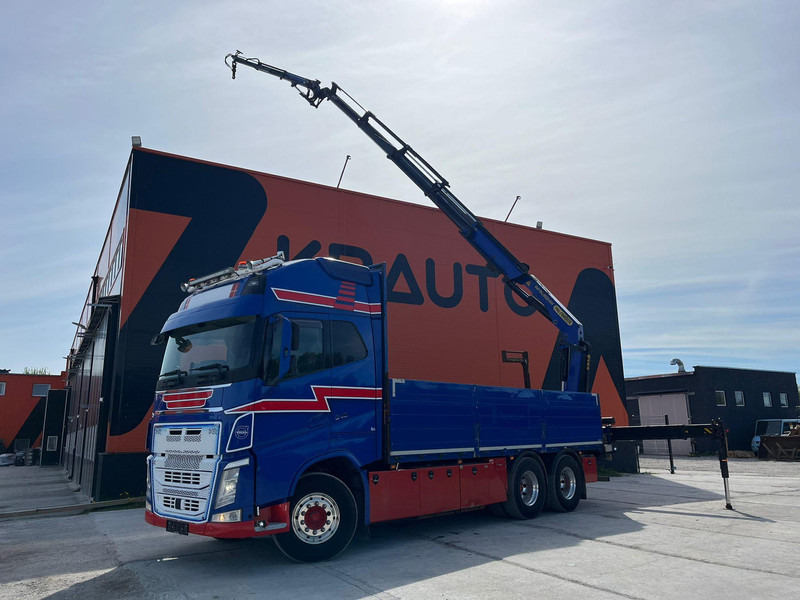 Volvo FH 540 6x4 PK26002 + JIB / PLATFORM L=6424 mm - Бортова вантажівка/ Платформа, Вантажівка з маніпулятором: фото 1 Volvo FH 540 6x4 PK26002 + JIB / PLATFORM L=6424 mm - Бортова вантажівка/ Платформа, Вантажівка з маніпулятором: фото 1