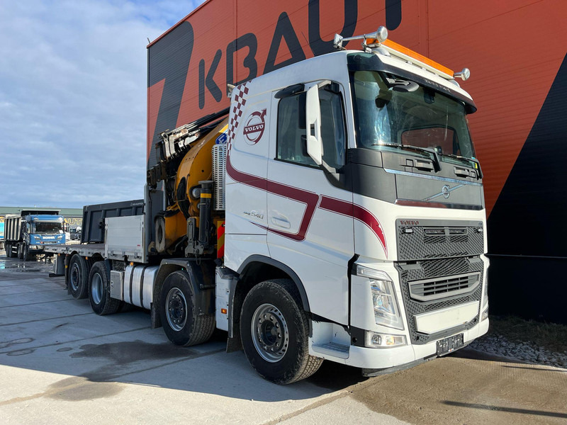 Volvo FH 540 8x2*6 EFFER 685/6S + JIB + WINCH / PLATFORM 6072-7081 mm EXTENDABLE - Бортова вантажівка/ Платформа, Вантажівка з маніпулятором: фото 4 Volvo FH 540 8x2*6 EFFER 685/6S + JIB + WINCH / PLATFORM 6072-7081 mm EXTENDABLE - Бортова вантажівка/ Платформа, Вантажівка з маніпулятором: фото 4