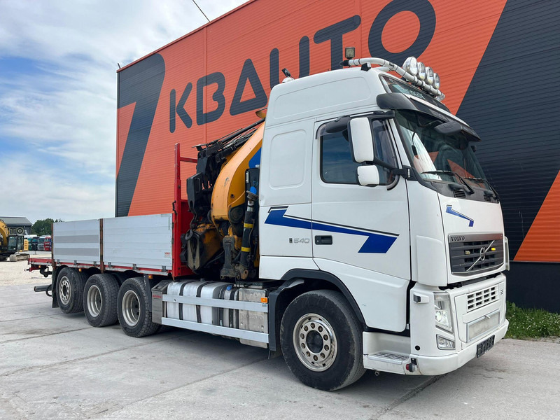 Volvo FH 540 8x4*4 EFFER 525/6S + JIB + WINCH / PLATFORM L=6216 mm - Бортова вантажівка/ Платформа, Вантажівка з маніпулятором: фото 4 Volvo FH 540 8x4*4 EFFER 525/6S + JIB + WINCH / PLATFORM L=6216 mm - Бортова вантажівка/ Платформа, Вантажівка з маніпулятором: фото 4