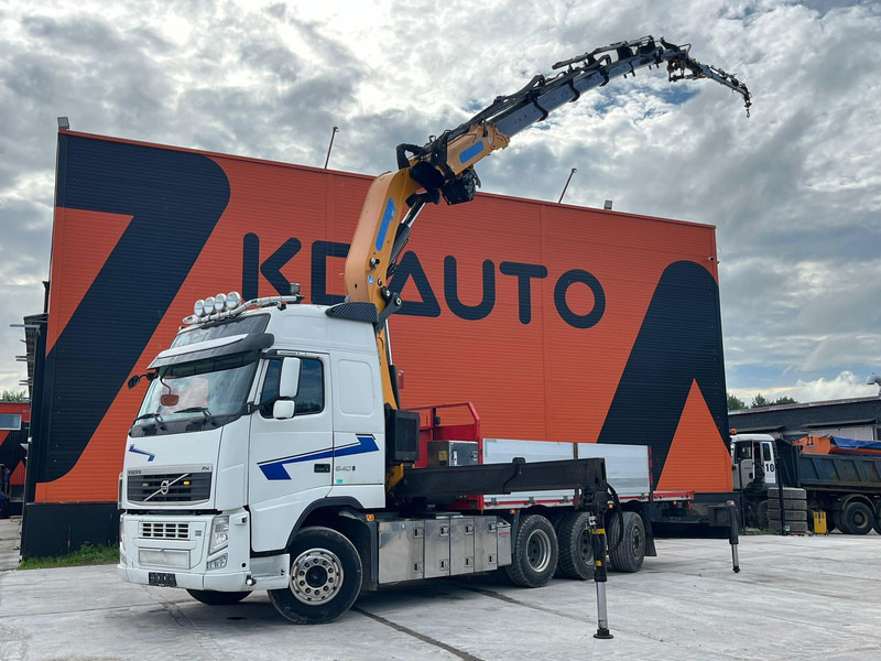 Volvo FH 540 8x4*4 EFFER 525/6S + JIB + WINCH / PLATFORM L=6216 mm - Бортова вантажівка/ Платформа, Вантажівка з маніпулятором: фото 1 Volvo FH 540 8x4*4 EFFER 525/6S + JIB + WINCH / PLATFORM L=6216 mm - Бортова вантажівка/ Платформа, Вантажівка з маніпулятором: фото 1