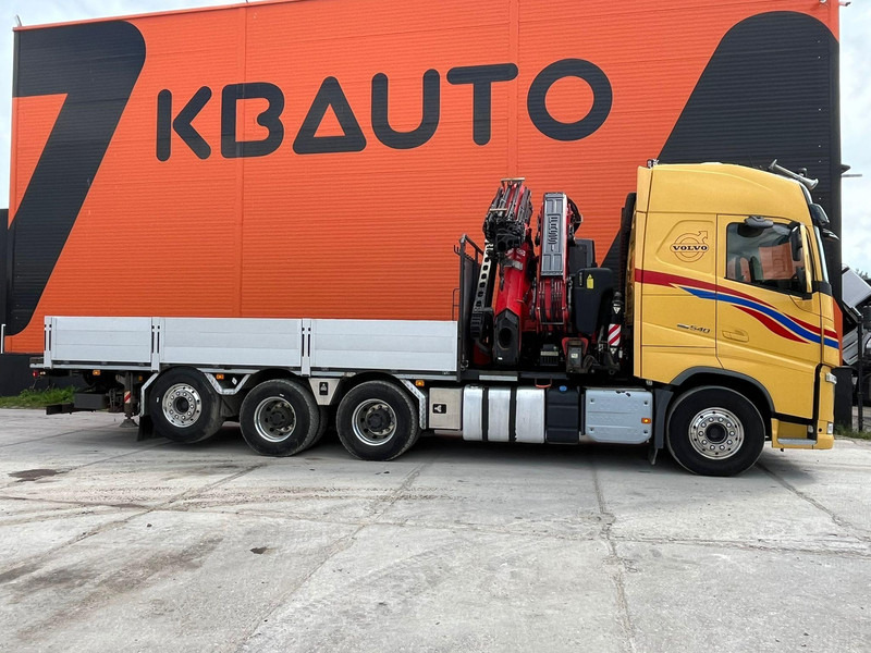 Volvo FH 540 8x4*4 FASSI F710RA2.26 + JIB / PLATFORM L=6314 mm - Бортова вантажівка/ Платформа, Вантажівка з маніпулятором: фото 4 Volvo FH 540 8x4*4 FASSI F710RA2.26 + JIB / PLATFORM L=6314 mm - Бортова вантажівка/ Платформа, Вантажівка з маніпулятором: фото 4