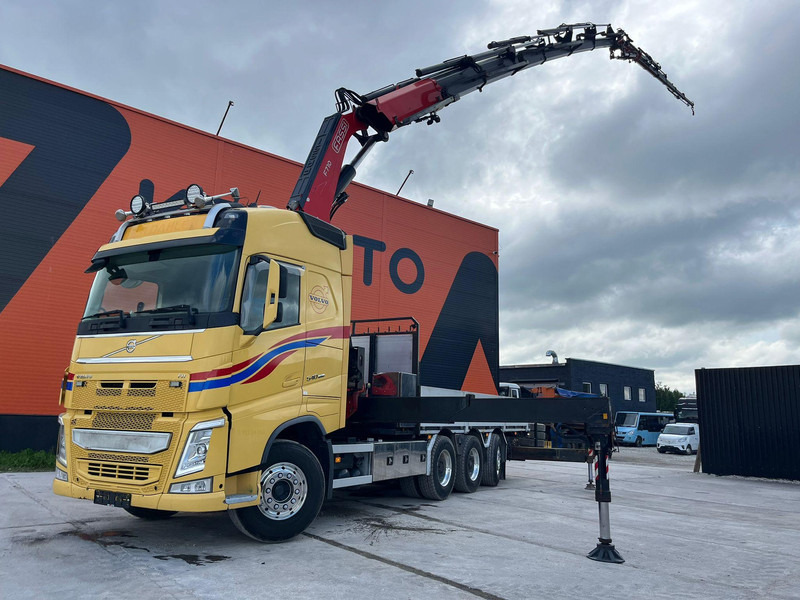 Volvo FH 540 8x4*4 FASSI F710RA2.26 + JIB / PLATFORM L=6314 mm - Бортова вантажівка/ Платформа, Вантажівка з маніпулятором: фото 1 Volvo FH 540 8x4*4 FASSI F710RA2.26 + JIB / PLATFORM L=6314 mm - Бортова вантажівка/ Платформа, Вантажівка з маніпулятором: фото 1