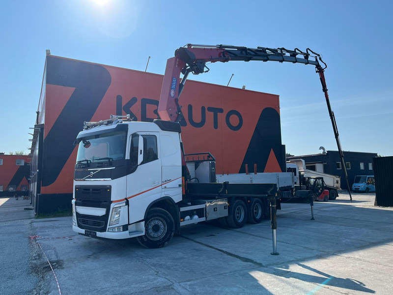 Volvo FH 540 8x4*4 HMF5020K-6 + JIB + WINCH / PLATFORM L=6508 mm - Бортова вантажівка/ Платформа, Вантажівка з маніпулятором: фото 1 Volvo FH 540 8x4*4 HMF5020K-6 + JIB + WINCH / PLATFORM L=6508 mm - Бортова вантажівка/ Платформа, Вантажівка з маніпулятором: фото 1