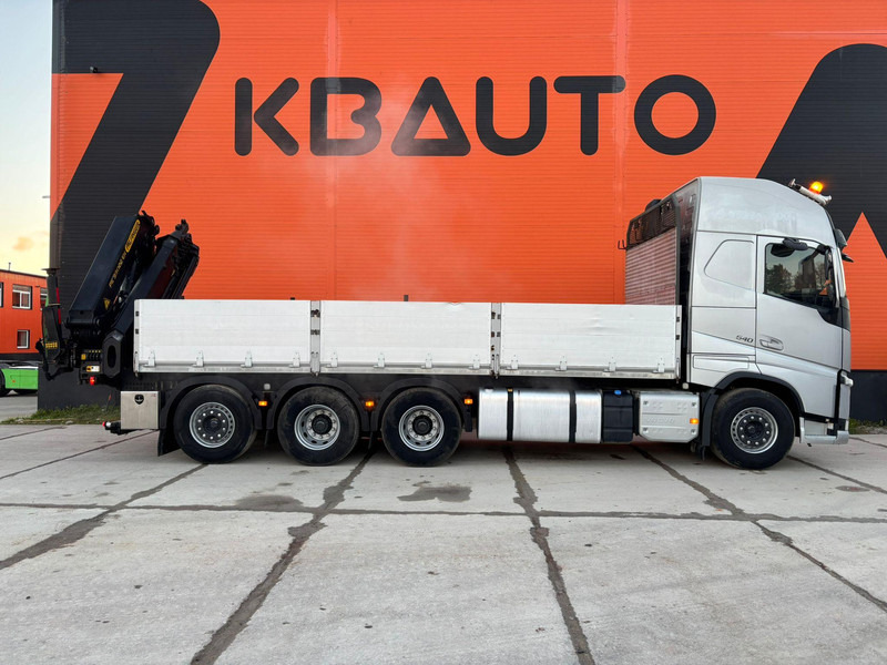 Volvo FH 540 8x4*4 PALFINGER PK 33002 EH / PLATFORM L=7049 mm - Бортова вантажівка/ Платформа, Вантажівка з маніпулятором: фото 5 Volvo FH 540 8x4*4 PALFINGER PK 33002 EH / PLATFORM L=7049 mm - Бортова вантажівка/ Платформа, Вантажівка з маніпулятором: фото 5