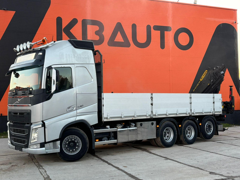 Volvo FH 540 8x4*4 PK 33002 EH / PLATFORM L=7049 mm - Бортова вантажівка/ Платформа, Вантажівка з маніпулятором: фото 2 Volvo FH 540 8x4*4 PK 33002 EH / PLATFORM L=7049 mm - Бортова вантажівка/ Платформа, Вантажівка з маніпулятором: фото 2