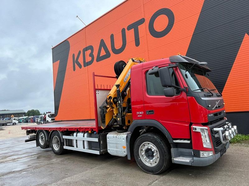 Volvo FM 330 6x2*4 EFFER 215/4S / PLATFORM L=6529 mm - Бортова вантажівка/ Платформа, Вантажівка з маніпулятором: фото 4 Volvo FM 330 6x2*4 EFFER 215/4S / PLATFORM L=6529 mm - Бортова вантажівка/ Платформа, Вантажівка з маніпулятором: фото 4