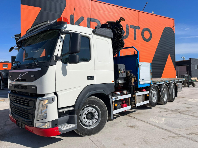 Volvo FM 460 8x2*6 HIAB 302E-6 / PLATFORM L=6721 mm - Бортова вантажівка/ Платформа, Вантажівка з маніпулятором: фото 2 Volvo FM 460 8x2*6 HIAB 302E-6 / PLATFORM L=6721 mm - Бортова вантажівка/ Платформа, Вантажівка з маніпулятором: фото 2