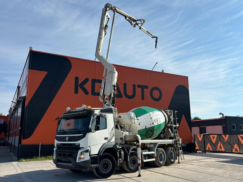 Volvo FMX 500 8x4 PUMI 24-3 - 24 m - 2303 hours / 7 m3 / FULL STEEL - Автобетононасос: фото 1 Volvo FMX 500 8x4 PUMI 24-3 - 24 m - 2303 hours / 7 m3 / FULL STEEL - Автобетононасос: фото 1