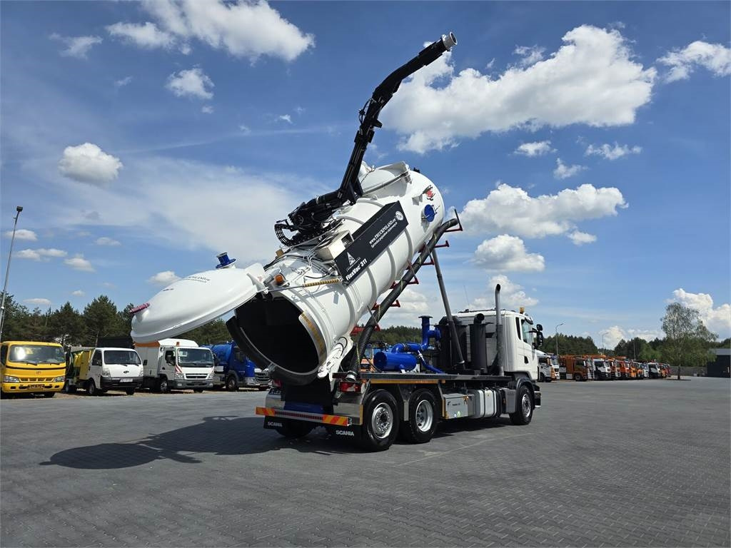 Scania Saugbagger Larsen FlexVac 311 Vacuum suction loade - Асенізатори: фото 1 Scania Saugbagger Larsen FlexVac 311 Vacuum suction loade - Асенізатори: фото 1