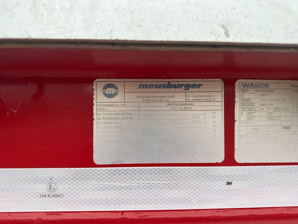 Meusburger 2 achs tiefbett / 300 mm Meusburger 2 achs tiefbett / 300 mm - Низькорамна платформа напівпричіп: фото 3 Meusburger 2 achs tiefbett / 300 mm Meusburger 2 achs tiefbett / 300 mm - Низькорамна платформа напівпричіп: фото 3