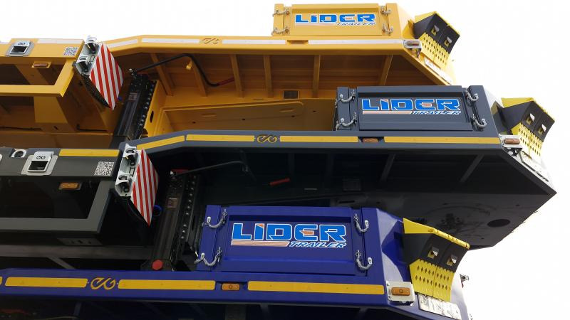 Lider trailer (Export Afrique) Porte-Char lames 4 essieux - Низькорамна платформа напівпричіп: фото 3 Lider trailer (Export Afrique) Porte-Char lames 4 essieux - Низькорамна платформа напівпричіп: фото 3