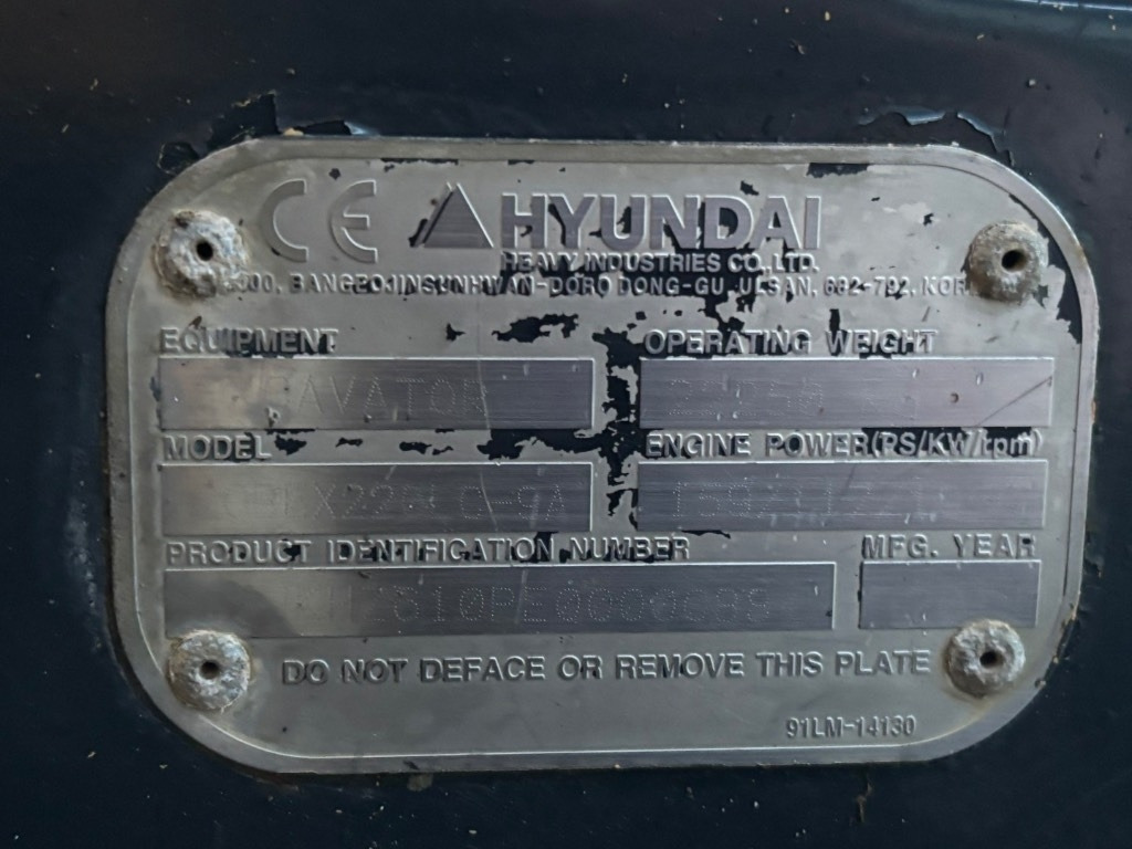 Гусеничний екскаватор Hyundai Robex 220 LC-9 A - 210LC-9A - 220LC-9A - R210 R220: фото 22 Гусеничний екскаватор Hyundai Robex 220 LC-9 A - 210LC-9A - 220LC-9A - R210 R220: фото 22