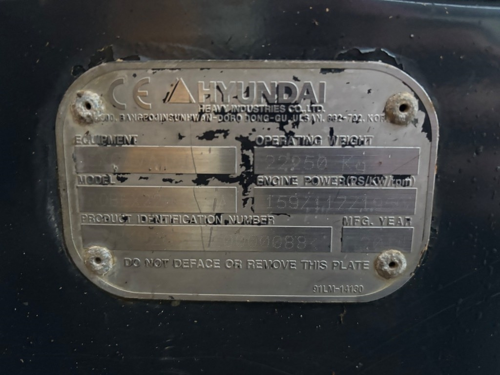 Гусеничний екскаватор Hyundai Robex 220 LC-9 A - 210LC-9A - 220LC-9A - R210 R220: фото 21 Гусеничний екскаватор Hyundai Robex 220 LC-9 A - 210LC-9A - 220LC-9A - R210 R220: фото 21