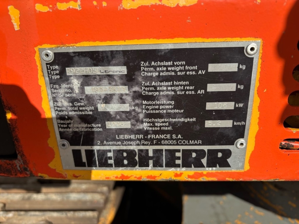 Гусеничний екскаватор Liebherr R 922 HD S L with LaBounty Shear: фото 24