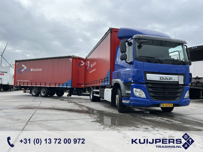 DAF CF 370 FA + Pacton MXD 218 / Curtainside Combi / Loadlift / APK TUV 05-26 - Тентована вантажівка: фото 1 DAF CF 370 FA + Pacton MXD 218 / Curtainside Combi / Loadlift / APK TUV 05-26 - Тентована вантажівка: фото 1