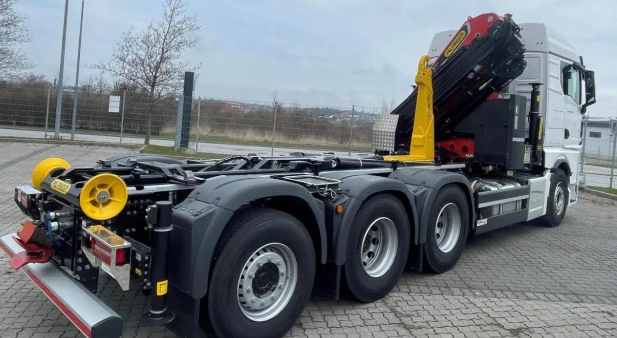 MAN TGS 35.510 8×4 Tridem kranväxlare Palfinger - Гаковий мультиліфт вантажівка, Вантажівка з маніпулятором: фото 4 MAN TGS 35.510 8×4 Tridem kranväxlare Palfinger - Гаковий мультиліфт вантажівка, Вантажівка з маніпулятором: фото 4