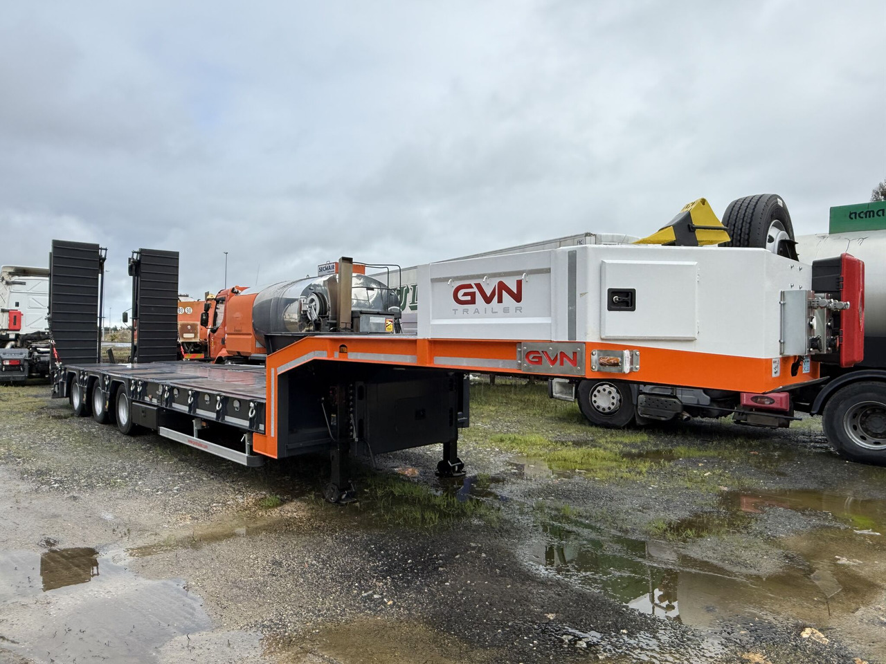Новий Низькорамна платформа напівпричіп GVN Trailer 3 AXLE LOWBED: фото 29