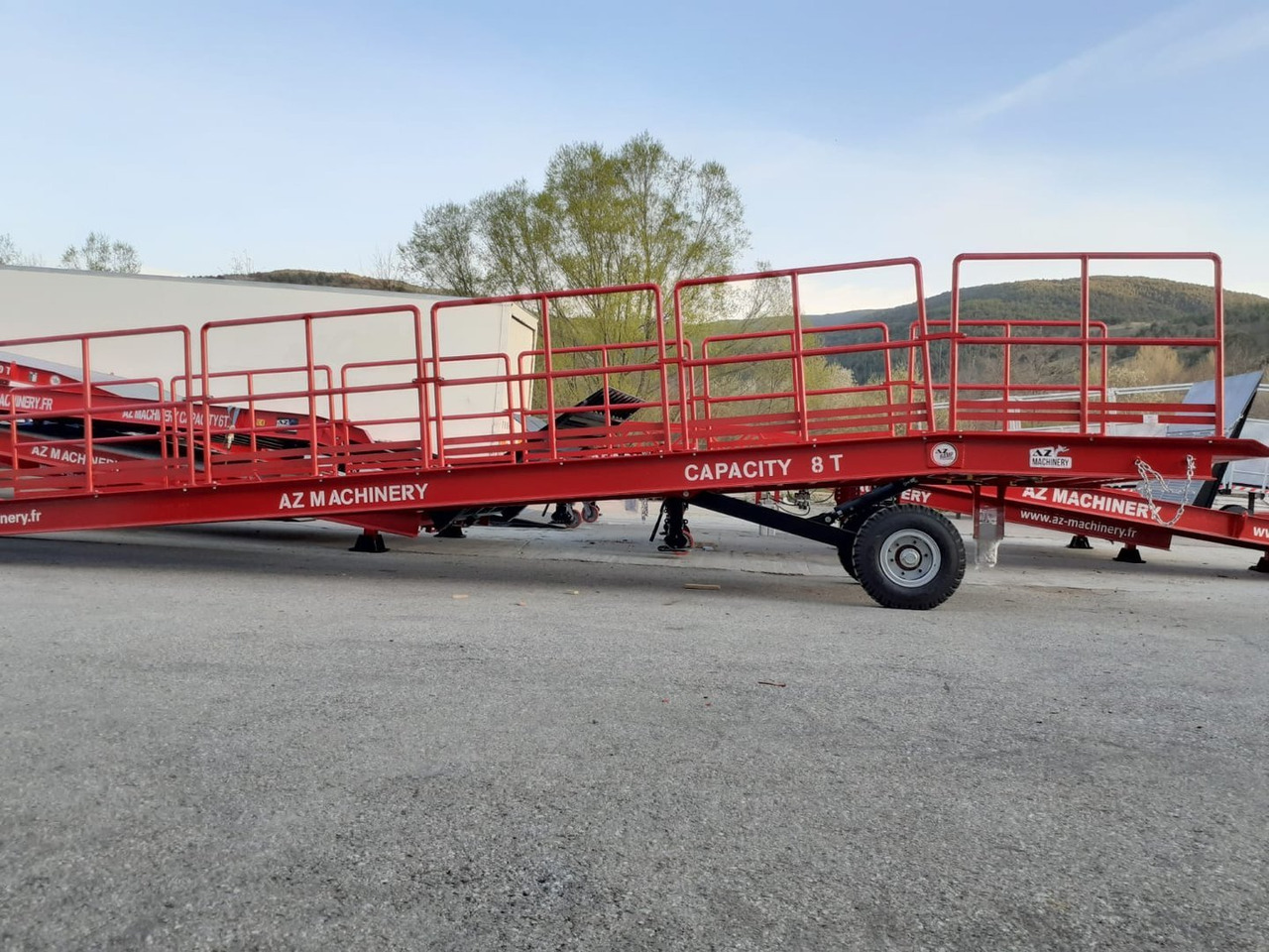 Новий Навантажувальна рампа AZ RAMP-EASY XL-15-RL . Mobil Loading Ramp  WIDE With Level Off, 15 t Capacity: фото 6
