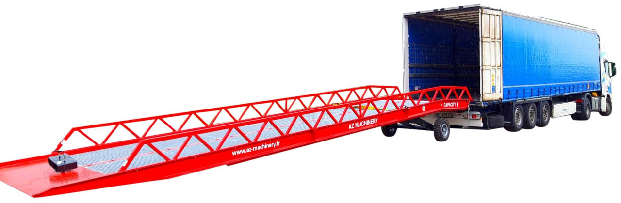 Новий Навантажувальна рампа AZ RAMP-EASY XL-20 . Mobil Loading Ramp  WIDE With Level Off, 20 t Capacity: фото 1