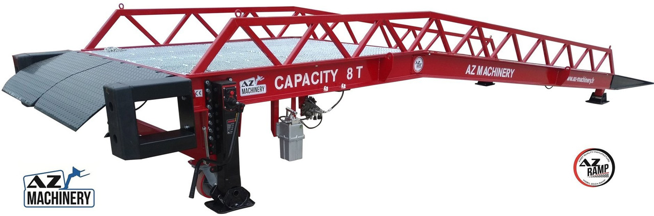Loading Ramp with with hydraulic tilting bridge - AZ RAMP - STAR- 8T. 8 ton capacity - Навантажувальна рампа: фото 1 Loading Ramp with with hydraulic tilting bridge - AZ RAMP - STAR- 8T. 8 ton capacity - Навантажувальна рампа: фото 1