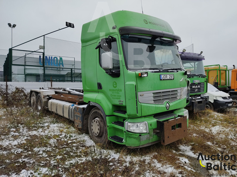 Renault Premium Route - Скіповий навантажувач вантажівка: фото 1 Renault Premium Route - Скіповий навантажувач вантажівка: фото 1