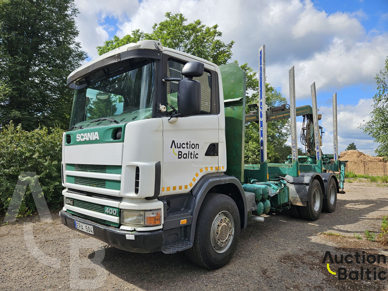 Scania R 124 GB - Лісовий причіп: фото 1 Scania R 124 GB - Лісовий причіп: фото 1