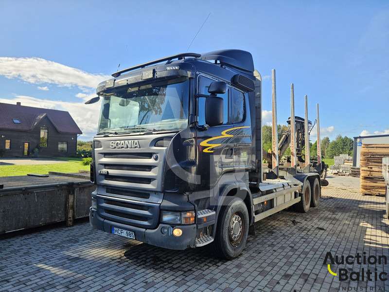 Scania R 480 LA - Лісовий причіп: фото 1 Scania R 480 LA - Лісовий причіп: фото 1