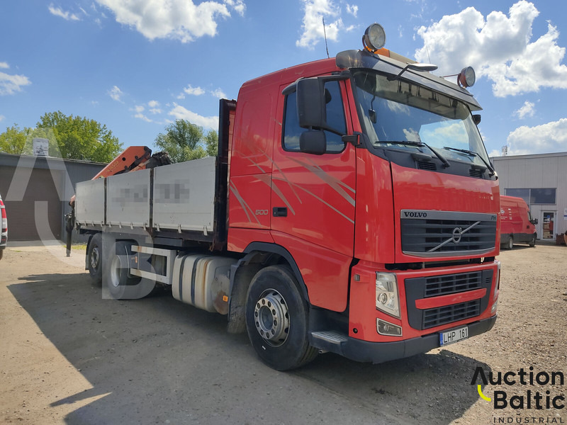 Volvo FH500 - Бортова вантажівка/ Платформа, Вантажівка з маніпулятором: фото 1 Volvo FH500 - Бортова вантажівка/ Платформа, Вантажівка з маніпулятором: фото 1