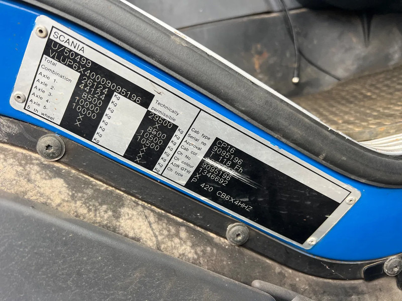 Гаковий мультиліфт вантажівка Scania P420 Belgian truck**205.000km**Retarder full steel**: фото 14