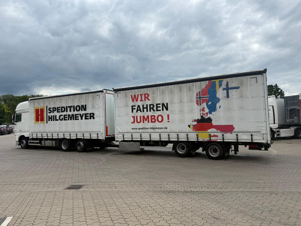 DAF XF 480 FAN LowDeck 6x2 Jumbo Inklusive Anhänger - Тентована вантажівка, Тентований причіп: фото 4 DAF XF 480 FAN LowDeck 6x2 Jumbo Inklusive Anhänger - Тентована вантажівка, Тентований причіп: фото 4
