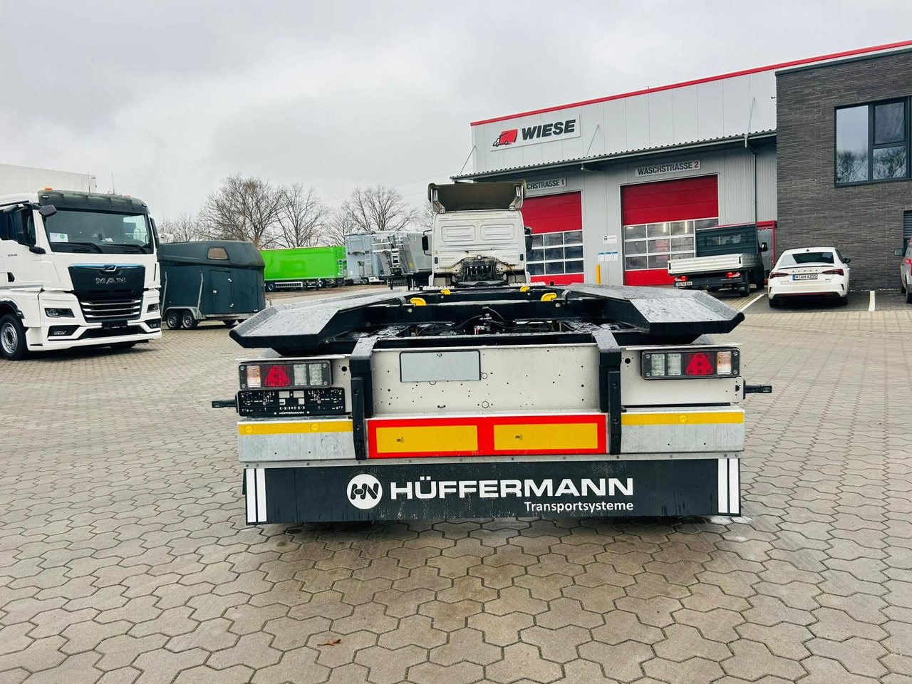 Hüffermann HAR 20.70 LS Aussenrollen Anhänger Sofort Verfüg - Причіп мультиліфт/ Бункеровоз: фото 5 Hüffermann HAR 20.70 LS Aussenrollen Anhänger Sofort Verfüg - Причіп мультиліфт/ Бункеровоз: фото 5