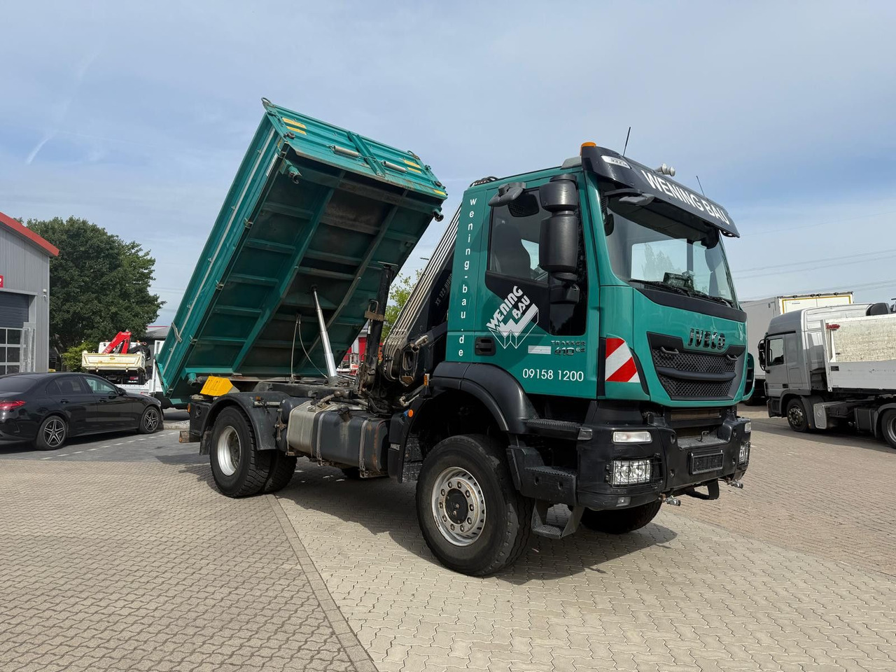 Iveco AD190 T/W Trakker 410 4x4 Allrad Kran KipperHIAB - Самоскид вантажівка, Вантажівка з маніпулятором: фото 3 Iveco AD190 T/W Trakker 410 4x4 Allrad Kran KipperHIAB - Самоскид вантажівка, Вантажівка з маніпулятором: фото 3
