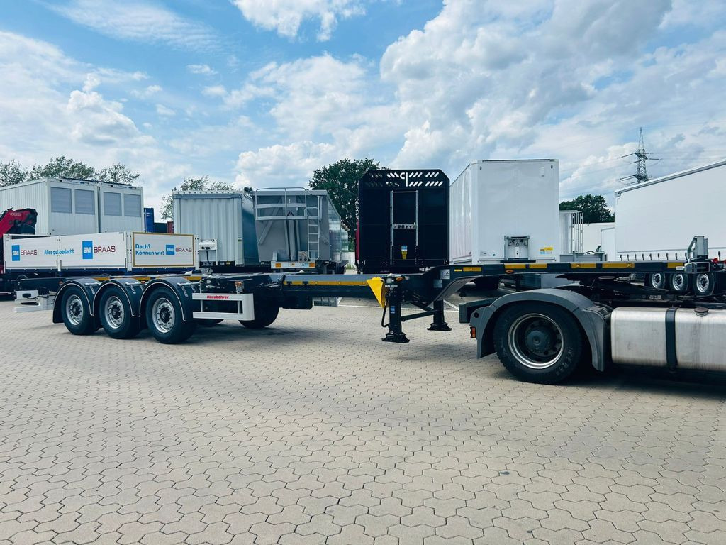 Контейнеровоз/ Змінний кузов напівпричіп Kässbohrer K.SHG Multi Containerchassis ausziehbar: фото 8