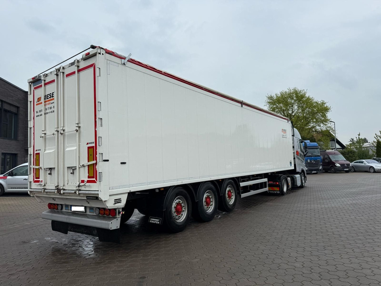 Knapen K100 Schubboden 80m³ Powersheet Lenkachse Agrar - З рухомою підлогою напівпричіп: фото 3 Knapen K100 Schubboden 80m³ Powersheet Lenkachse Agrar - З рухомою підлогою напівпричіп: фото 3
