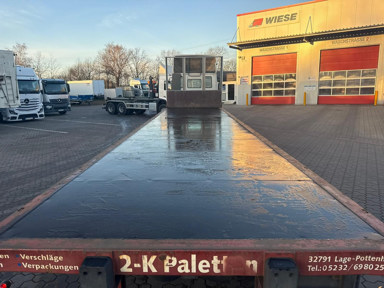 Koester 1-Achs Plattform Auflieger - Бортовий напівпричіп/ Платформа: фото 5 Koester 1-Achs Plattform Auflieger - Бортовий напівпричіп/ Платформа: фото 5