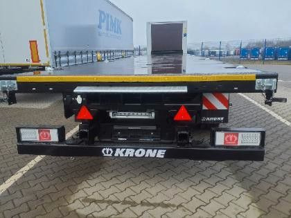 Krone Plateau-Auflieger - Lenkachse + Stapleraufnahme - Бортовий напівпричіп/ Платформа: фото 3 Krone Plateau-Auflieger - Lenkachse + Stapleraufnahme - Бортовий напівпричіп/ Платформа: фото 3